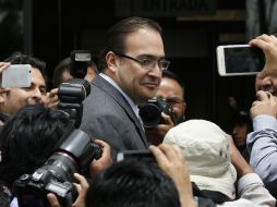 'No voy a huir, me quedo en Veracruz' para 'atender estas infamias, estas calumnias', dijo Javier Duarte de Ochoa. AP / M. Ugarte