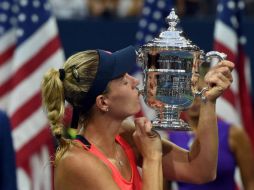 Kerber arrebató el primer puesto a la menor de las Williams tras vencerla en la última edición del US Open. TWITTER / @AngeliqueKerber