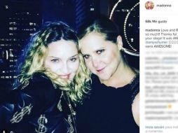 La artista presentó a Amy Schumer en el Madison Square Garden de Nueva York. INSTAGRAM / madonna