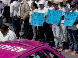 A la protesta, aseguran taxistas, se suman los estados de Colima y Aguascalientes. AP / ARCHIVO