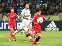 Corea del Norte negó el título a las niponas, que acumulaban once victorias consecutivas en el torneo. AFP / K. Mazraawi