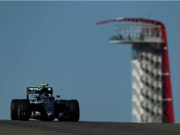 En su mejor vuelta, Nico Rosberg recorrió el circuito de Austin en 1:37.358. AFP /  L. Baron