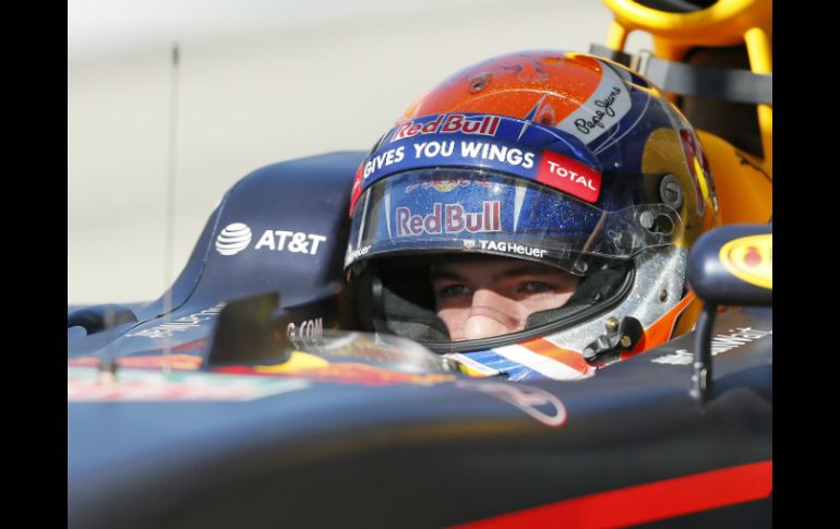 Verstappen cronometró 1:36.766 segundos en su mejor vuelta, antes de la clasificación de este sábado por la tarde. AP / T. Gutiérrez