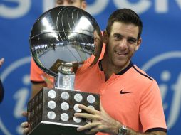 Juan Martín del Potro se mostró muy superior a Sock en la final, al que derrotó en una hora y 16 minutos. EFE / J. Ekstromer