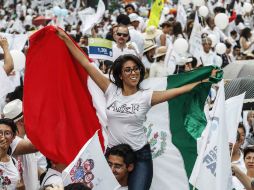 Un grupo de manifestantes marchan en defensa de un modelo de familia tradicional. SUN / ARCHIVO