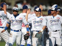 La novena dirigida por Homar Rojas comenzará una nueva gira para visitar a partir de este martes a los Águilas de Mexicali. TWITTER / CharrosBeisbolOficial/Straffonimages