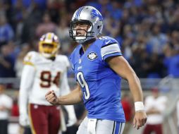 Stafford guió a su equipo a otro éxito, en el partido número 100 de su carrera. AP / P. Sancya