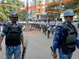 Agentes realizaron la operación contra los guerrilleros en colaboración con el cuerpo antimaoísta de la Policía de Andhra Pradesh. AFP / M. Kiran