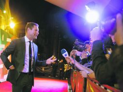 Aaron Eckhart. El actor norteamericano acaparó los reflectores a su paso por el festival de cine. SUN /