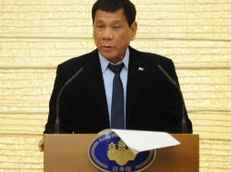 Duterte recalca su apuesta por una política exterior 'independiente' y más emancipada de Estados Unidos. AFP / D. Mareuil