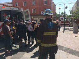 Las personas heridas son enviadas a la Cruz Roja del parque Morelos. ESPECIAL / Bomberos Guadalajara