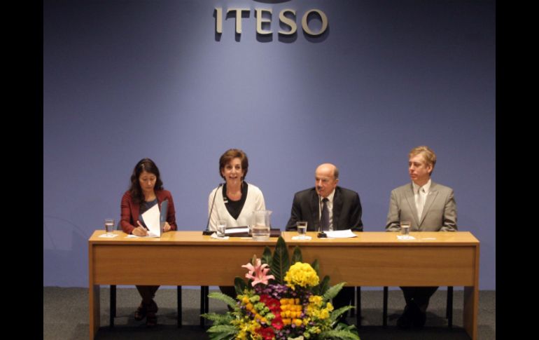 Roberta Jacobson durante su participación este martes en el evento realizado en el ITESO. EL INFORMADOR / E. Barrera