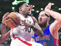 DeMar DeRozan. El #10 impuso un récord personal con 17 encestes de campo en 27 disparos. AP /