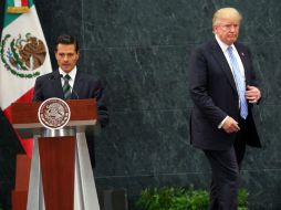 Desde que pisó el territorio mexicano, Donald Trump estuvo resguardado por el Estado Mayor Presidencial. AP / ARCHIVO