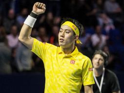 Nishikori se medirá este sábado en las semifinales al luxemburgués Gilles Muller. EFE / A. Wey