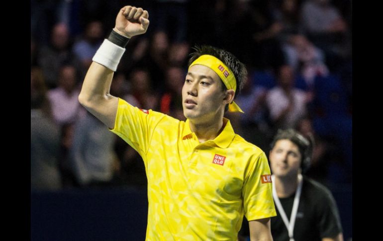 Nishikori se medirá este sábado en las semifinales al luxemburgués Gilles Muller. EFE / A. Wey