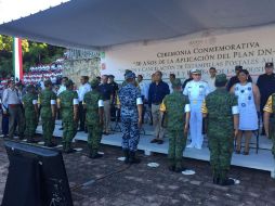 En la ceremonia se recuerda a los militares que han entregado su vida tratando de salvar la de otros. TWITTER / @magdacd