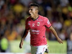 Raúl Ruidíaz celebra su gol al minuto 77. MEXSPORT / O. Martínez