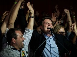 El pastor venció a su rival, Marcelo Freixo, por un amplio margen. AFP / Y. Chiba