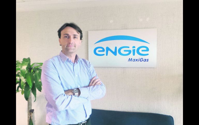 Jean Philippe Chaussin, director de Engie MaxiGas Jalisco, asegura que generarán empleos directos e indirectos. EL INFORMADOR / M. Sagú