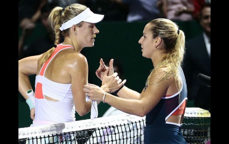 Dominika Cibulkova se impuso a la número uno, Angelique Kerber, en el torneo final de la WTA este domingo. EFE / ARCHIVO