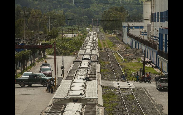 En 2015, el movimiento de carga local por tren cayò 25.8% respecto a un año antes, siendo la primer caìda desde 2007. EL INFORMADOR / ARCHIVO