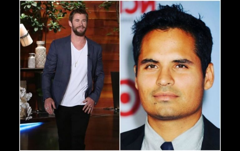 Michael Peña participará junto a los intérpretes Chris Hemsworth y Michael Shannon. ESPECIAL /