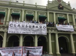 Piden saldar las deudas con los ayuntamientos, la Universidad Veracruzana, y más afectados. EFE / S. Ramírez