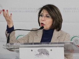 Angélica de la Peña, afirmó que nadie debe hacer escarnio de las víctimas de trata, mucho menos un senador de la República. SUN / ARCHIVO