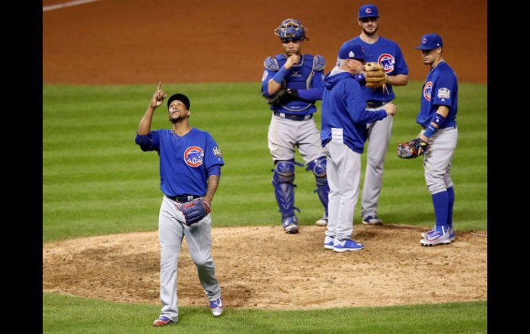 De ganar, Chicago podría convertirse en el séptimo club que en la historia de la Serie Mundial que se corona tras remontar un 3-1. AFP / E. Shaw