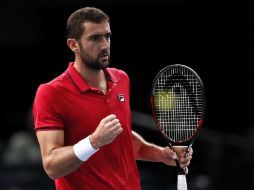 Tras la clasificación, Cilic se une al torneo de Londres con Djokovic, Murray, Wawrinka, Nishikori, Raonic y Monfils. EFE / I. Langsdom