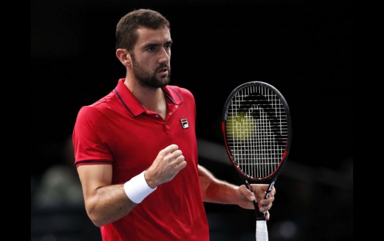 Tras la clasificación, Cilic se une al torneo de Londres con Djokovic, Murray, Wawrinka, Nishikori, Raonic y Monfils. EFE / I. Langsdom