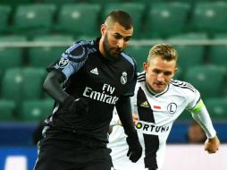 El ''Gato'' (I) buscará seguir escalando en la tabla de goleadores cuando Real Madrid reciba al Sporting de Lisboa. EFE / B. Zborowski