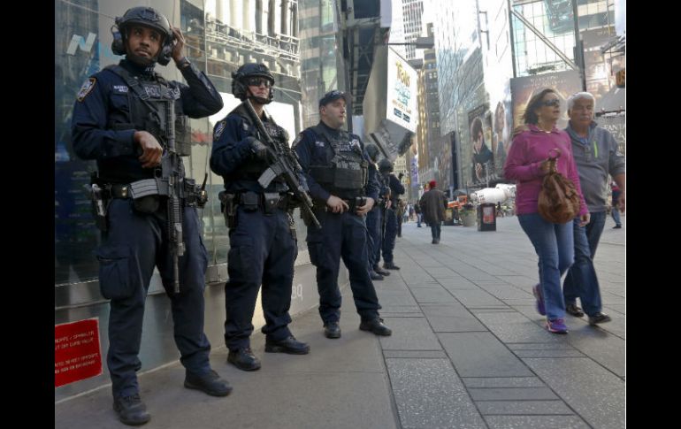 El FBI y las fuerzas del orden se dicen listos para contrarrestar los posibles ataques terroristas. AFP / B. Matthews