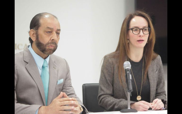 Los senadores, Gabriela Cuevas (PAN) y Teófilo Torres (PRI) coinciden en que el resultado de elecciones en EU no afecta la discusión. ESPECIAL / comunicacion.senado.gob.mx