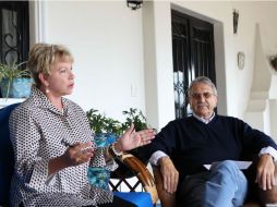 Nancy y Don Daniel, residentes en Ajijic, viajarán a Texas este 8 de noviembre para emitir su voto por el republicano Donald Trump. EL INFORMADOR / P. Franco