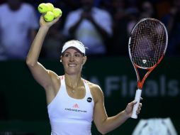 Kerber es la primera tenista teutona desde Steffi Graf en instalarse a la cabeza del deporte blanco. EFE / ARCHIVO