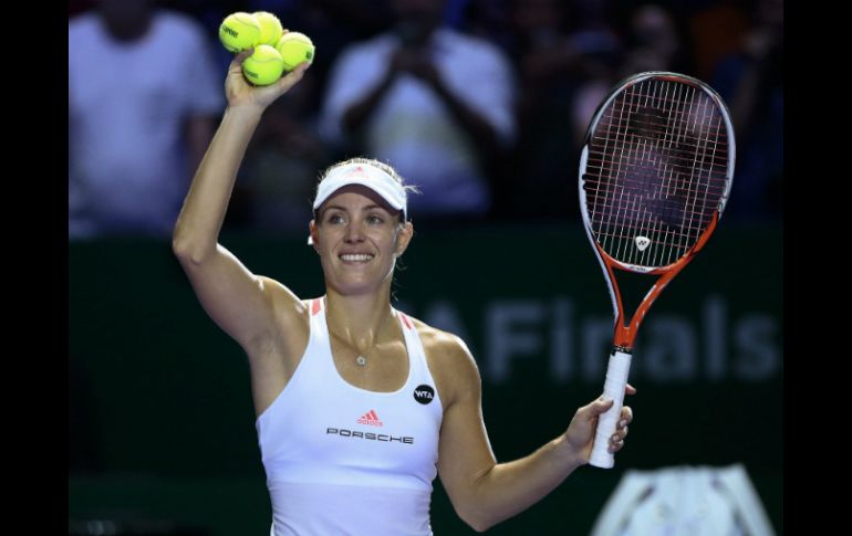 Kerber es la primera tenista teutona desde Steffi Graf en instalarse a la cabeza del deporte blanco. EFE / ARCHIVO