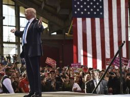 Trump asegura a sus seguidores que si pierden, ''nunca tendremos la oportunidad ni en cuatro u ocho años''. AFP / M. Ngan