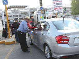 El jueves pasado ejidatarios y autoridades llegaron a un acuerdo para retirar el bloqueo que sostenían en el estacionamiento. EL INFORMADOR / ARCHIVO