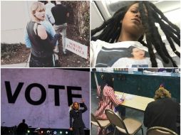 Taylor Swift, Rihanna, Beyoncé y Katty Perry subieron a sus redes sociales fotografías para promover el voto. INSTAGRAM /