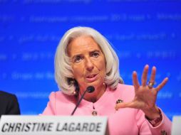 Christine Lagarde, atribuyó la decisión a los extraordinarios esfuerzos desplegados por el nuevo gobierno argentino. NTX / ARCHIVO