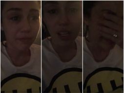 'Gracias Hillary por ser inspiradora para todos', concluyó en el video Miley Cyrus. TWITTER / @MileyCyrus