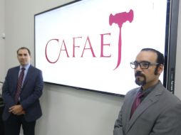 Juan Luis Delgado y Efrén Monreal, presidente y vicepresidente del CAFAEJ. EL INFORMADOR / G. Gallo