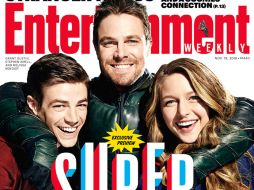 La revista Entertainment Weekly presenta una portada con Flash, Green Arrow y Supergirl. ESPECIAL / Entertainment Weekly