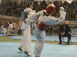 Algunos combates de la primera jornada de la Copa Kukkiwon. FACEBOOK / code.jalisco