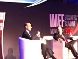 El director general de Banco Sabadell México, participó en el Bussines Summit 2016 del IMEF. TWITTER / ‏@cchicaza