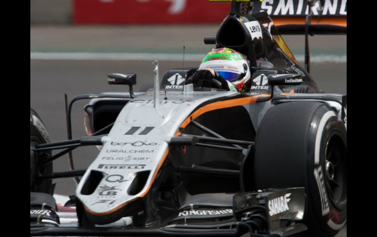 Para ''Checo'' fue vital no cometer errores en el trazado, pues desde su perspectiva, cualquier error pudo haberle dado mal resultado. MEXSPORT / ARCHIVO