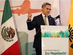 El mandatario recapituló las acciones que ha ejecutado la Ciudad de México en materia de calidad del aire y medio ambiente. SUN / J.C. Reyes