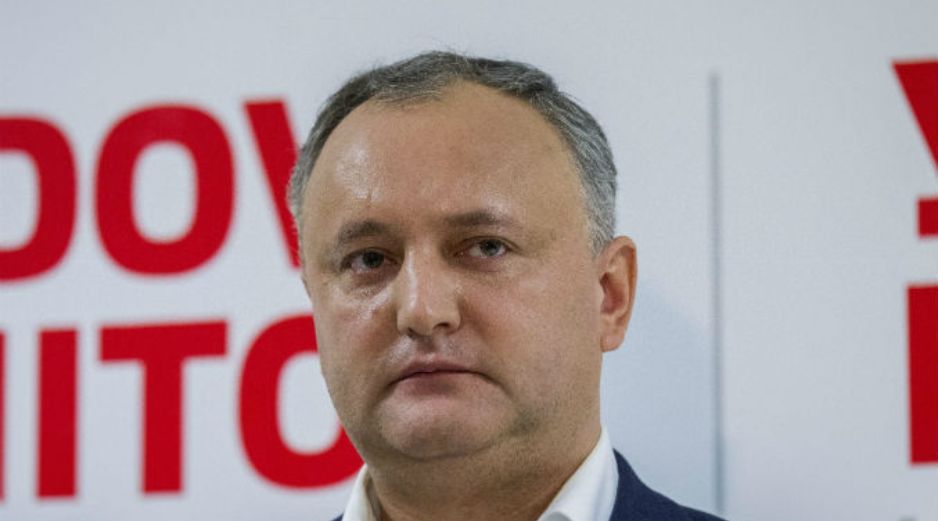 Dodon, de 44 años, es partidario de revisar el Acuerdo de Asociación entre Moldavia y la UE. EFE / D. Doru